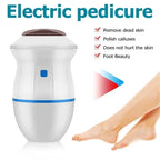 Electric Back Callus Remover with Built-In Vacuum – Rechargeable Foot Grinder for Dead Skin
