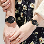 Redstone Quartz Couple Watch Durable Quality Stylish Design Perfect Choice For Daily Use And Gift Needs | Random Color & Design