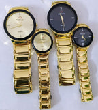 Redstone Quartz Couple Watch Durable Quality Stylish Design Perfect Choice For Daily Use And Gift Needs | Random Color & Design